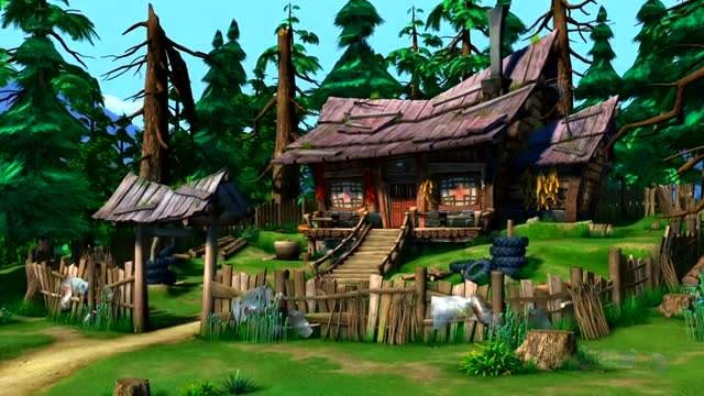 【gs的moc】《熊出没》-光头强的家(秋季版)